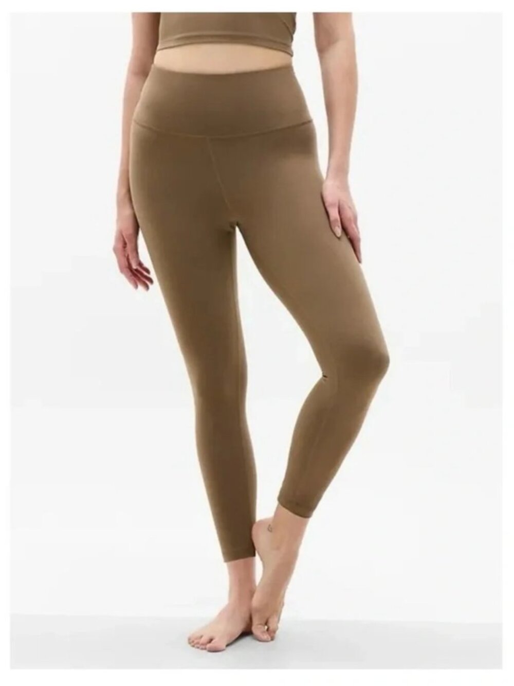 Elation Ultra High Rise 7/8 Legging Small Petite in Clay
